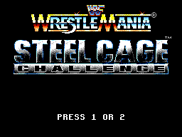 Del ring al bit, juegos de lucha libre: WWF Wrestlemania Steel Cage Challenge (Game Gear)