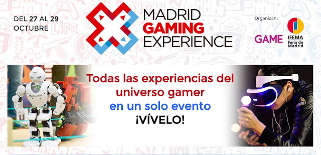 Nos vemos en la Madrid Gaming Experience 2017