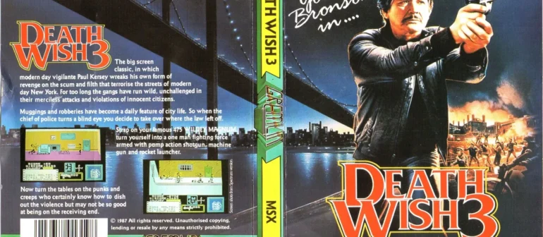 Death Wish 3 (MSX) – Cuando Charles Bronson saltó a los ordenadores