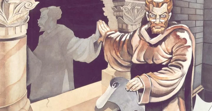 Portada artística del videojuego La abadía del crimen.