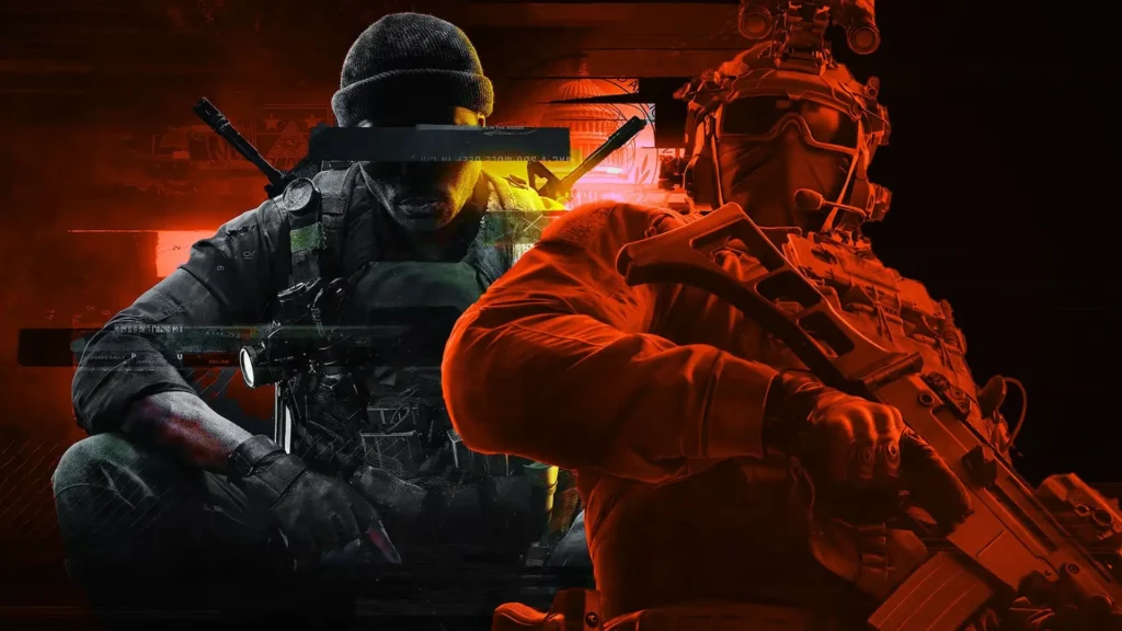 Dos soldados armados con equipo táctico en la oscuridad ilustran la intensidad de los videojuegos son más que un entretenimiento bélico.