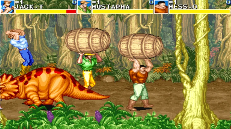 Cadillacs and Dinosaurs (Arcade) - El Beat'Em Up en mayusculas 2 Cadillacs and Dinosaurs - Forzudos
