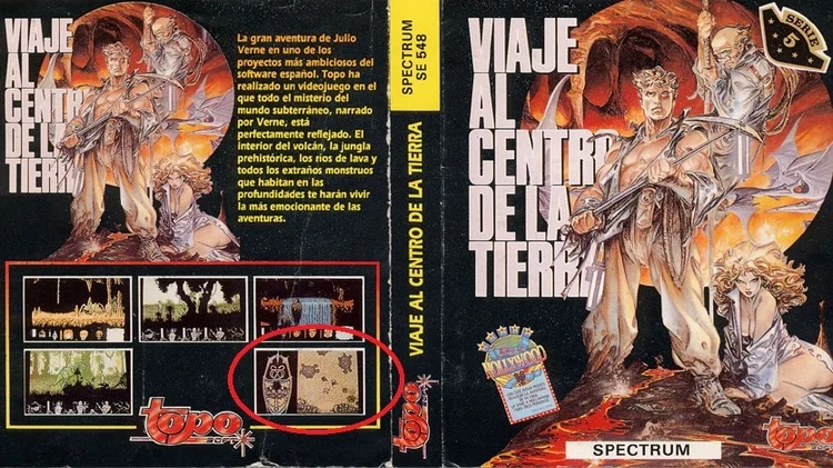 Viaje al centro de la tierra 14 Caja