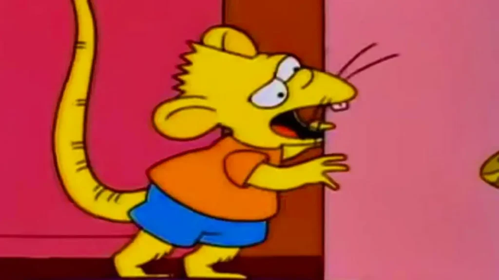 Personaje con apariencia de rata de Los Simpson tipifica al molesto jugador, una de las situaciones irritantes en los videojuegos.