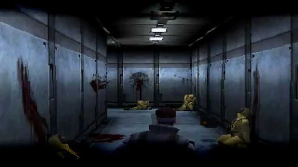 20 años de la leyenda de Solid Snake 4 20 anos de metal gear solid pasillo con sangre Orgullogamers
