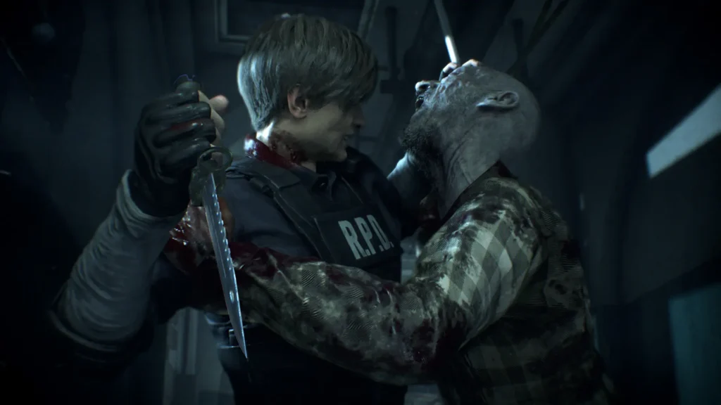Primeras impresiones de Resident Evil 2 Remake 4 Impresiones Resident Evil 2 Combate con cuchillo Orgullogamers