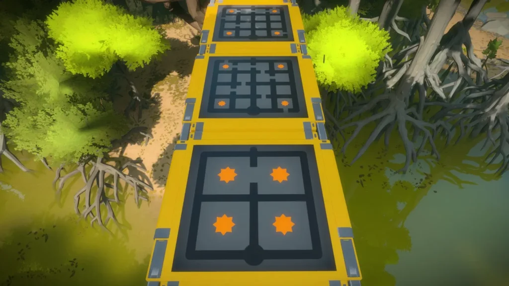 The Witness - La perfección hecha videojuego 4 The Witness Puzle amarillo y naranja Orgullogamers