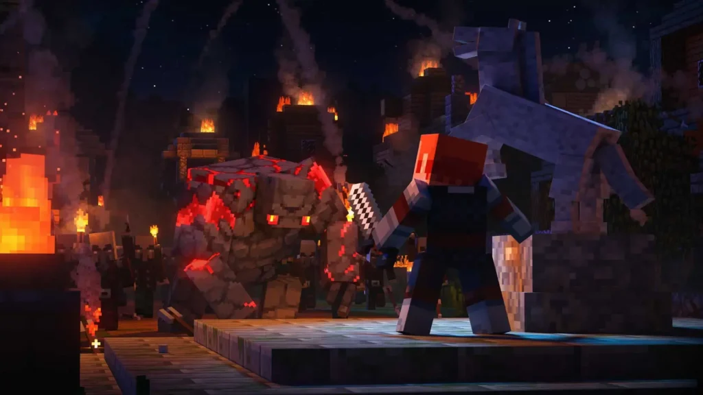 Análisis de Minecraft Dungeons 4 Analisis de Minecraft Dungeons Enemigos de piedra Orgullogamers