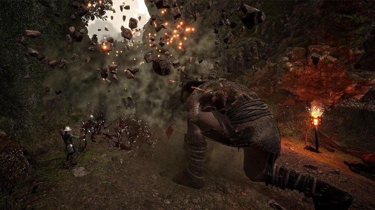 impresiones de Giants Uprising - Destrucción