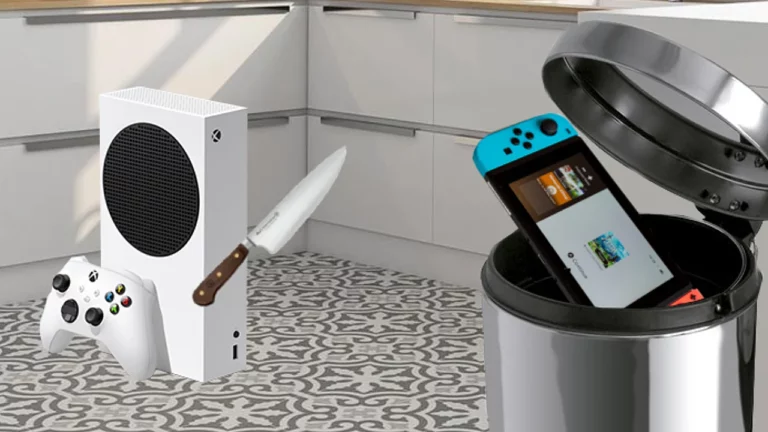 Meme xbox atacando una Switch