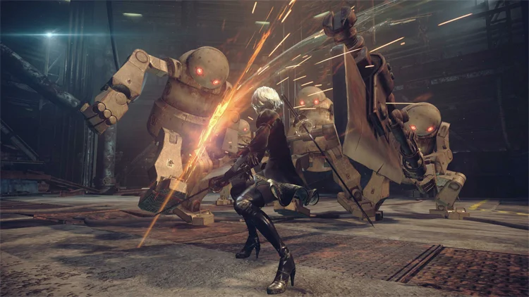 Análisis de NieR Automata: un vals de muerte 4 Nier automata combate