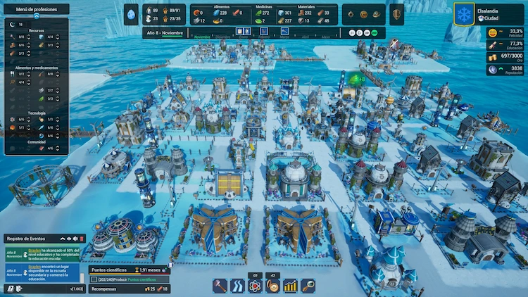 Análisis de United Penguin Kingdom. Explota a tus pingüinos en este constructor de ciudades. 2 Análisis de United Penguin Kingdom