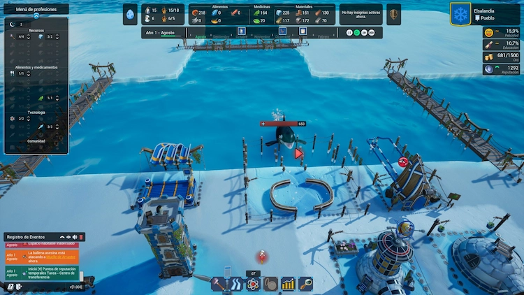 Análisis de United Penguin Kingdom. Explota a tus pingüinos en este constructor de ciudades. 4 Captura del juego United Penguin Kingdom
