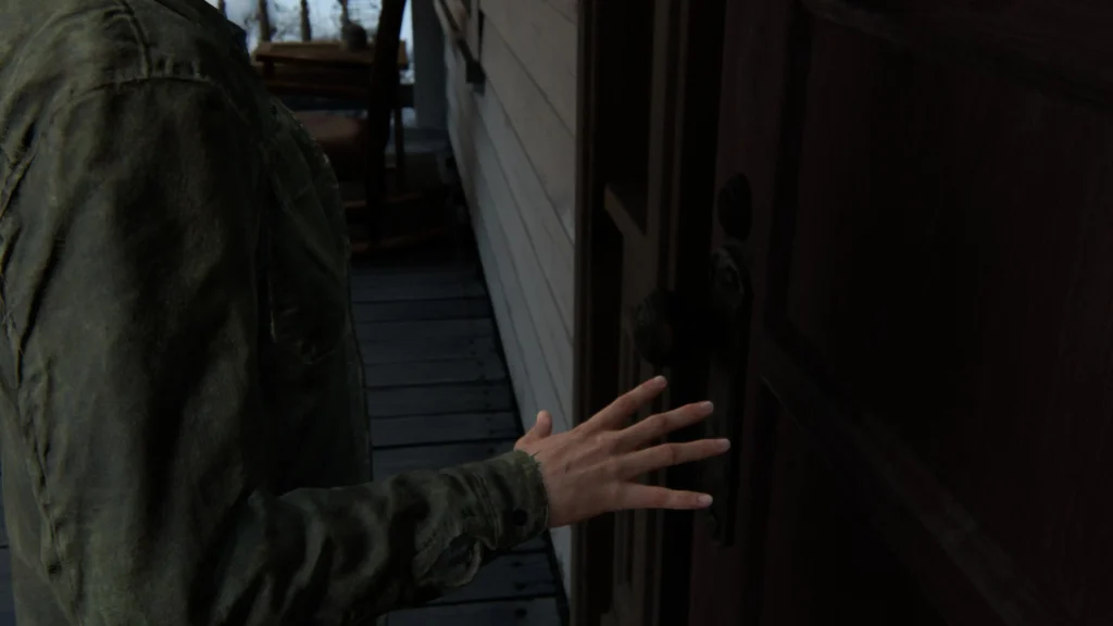 La mano de Ellie