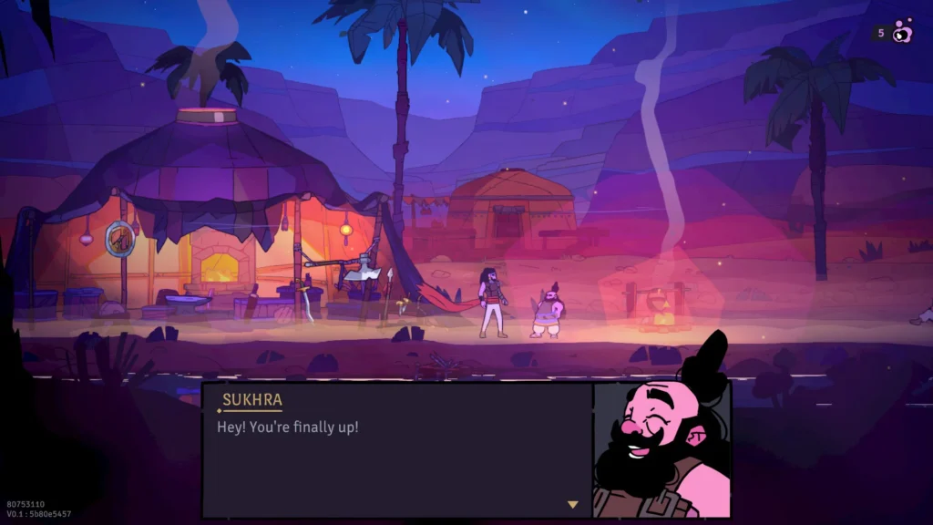 The Rogue Prince of Persia - campamento
