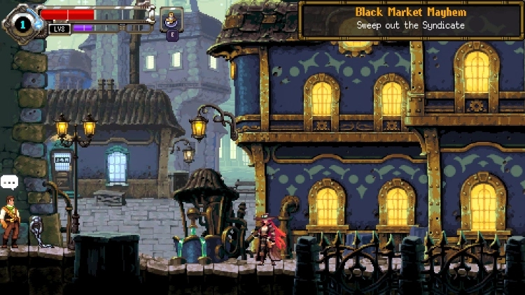 Gestalt: Steam & Cinder, un metroidvania algo especial 5 Gestalt: Steam & Cinder, el mercado negro.