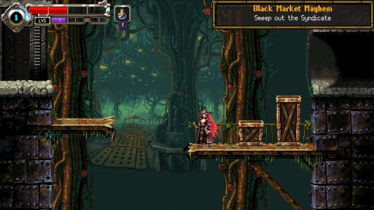Gestalt: Steam & Cinder, un metroidvania algo especial 6 Gestalt: Steam & Cinder, sección con plataformas.
