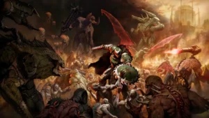 Slayer jubila su frenetismo a favor de los parrys y el escudo. Análisis Doom: The Dark Ages 9 Doom The Dark Ages Analisis Orgullogamers Cabecera