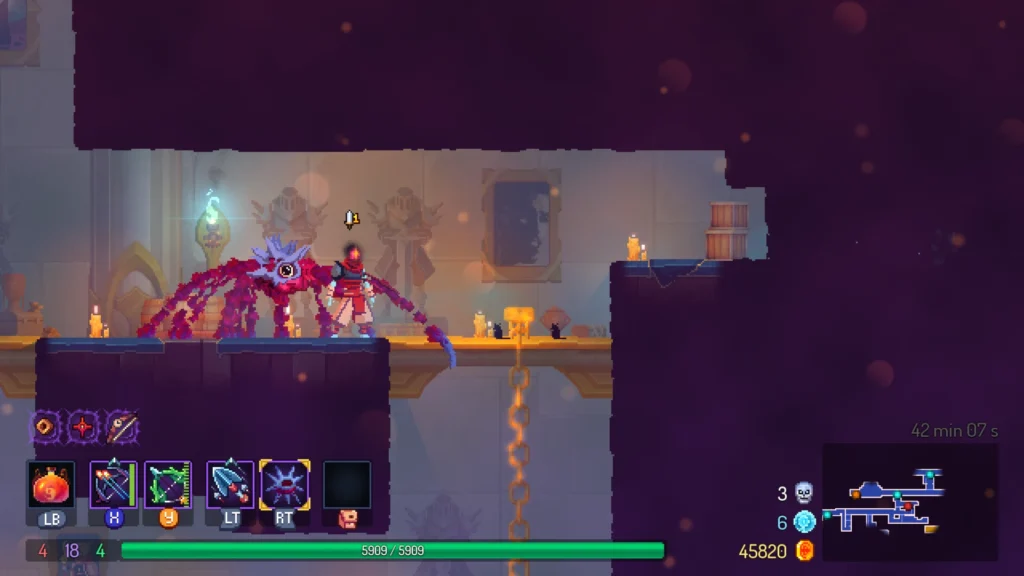 Análisis de Dead Cells: la combinación perfecta del género roguelite y los metroidvania 5 dead cells castillo