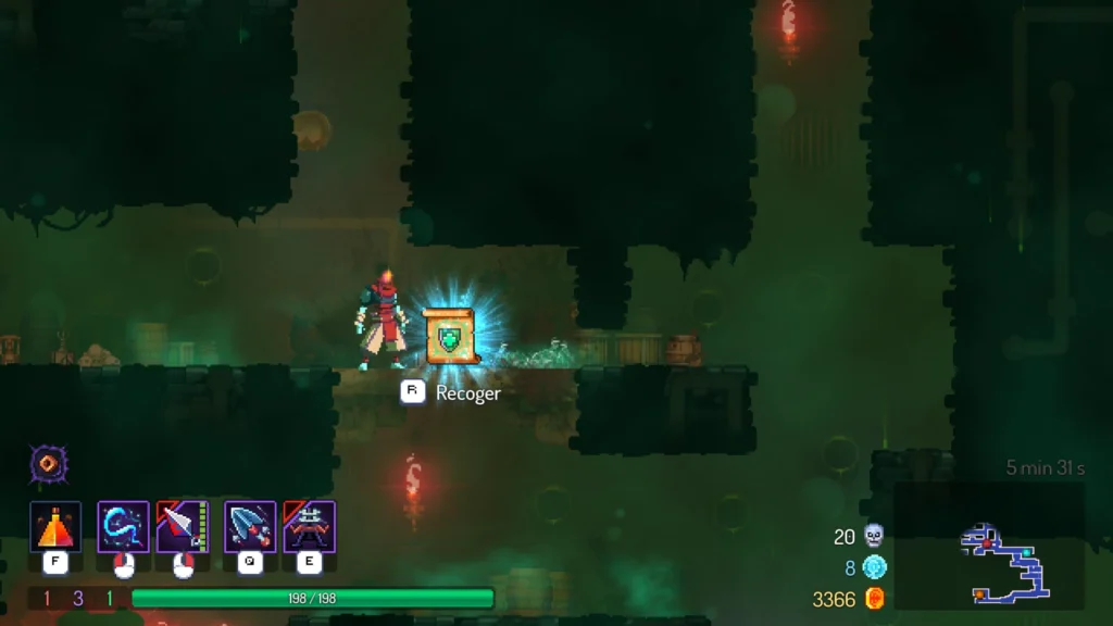 Análisis de Dead Cells: la combinación perfecta del género roguelite y los metroidvania 4 dead cells pergamino