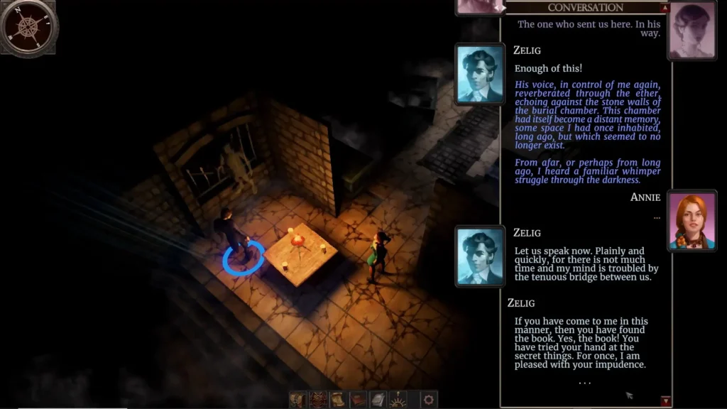 Análisis de The Necromancer’s Tale – La Ilustración huele a tumba y traición 2 The Necromancers Tale Dialogos Orgullogamers