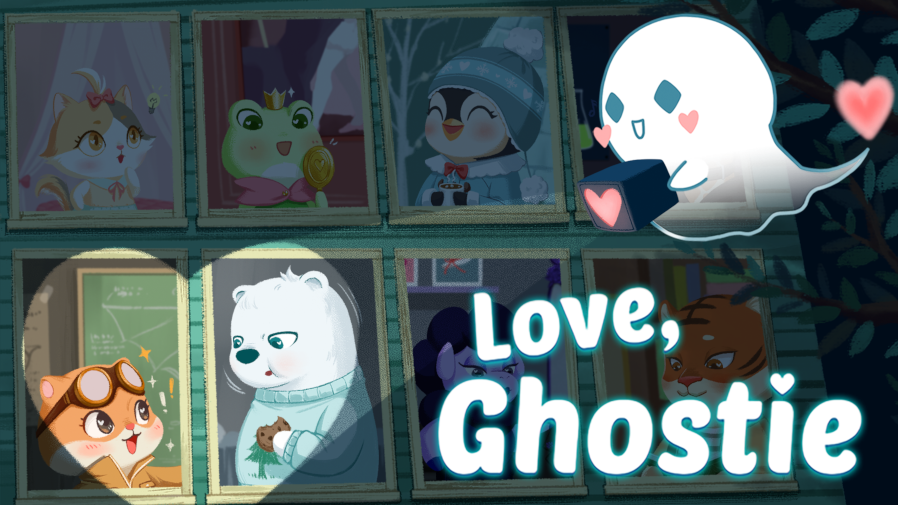 Portada del videojuego love, ghostie